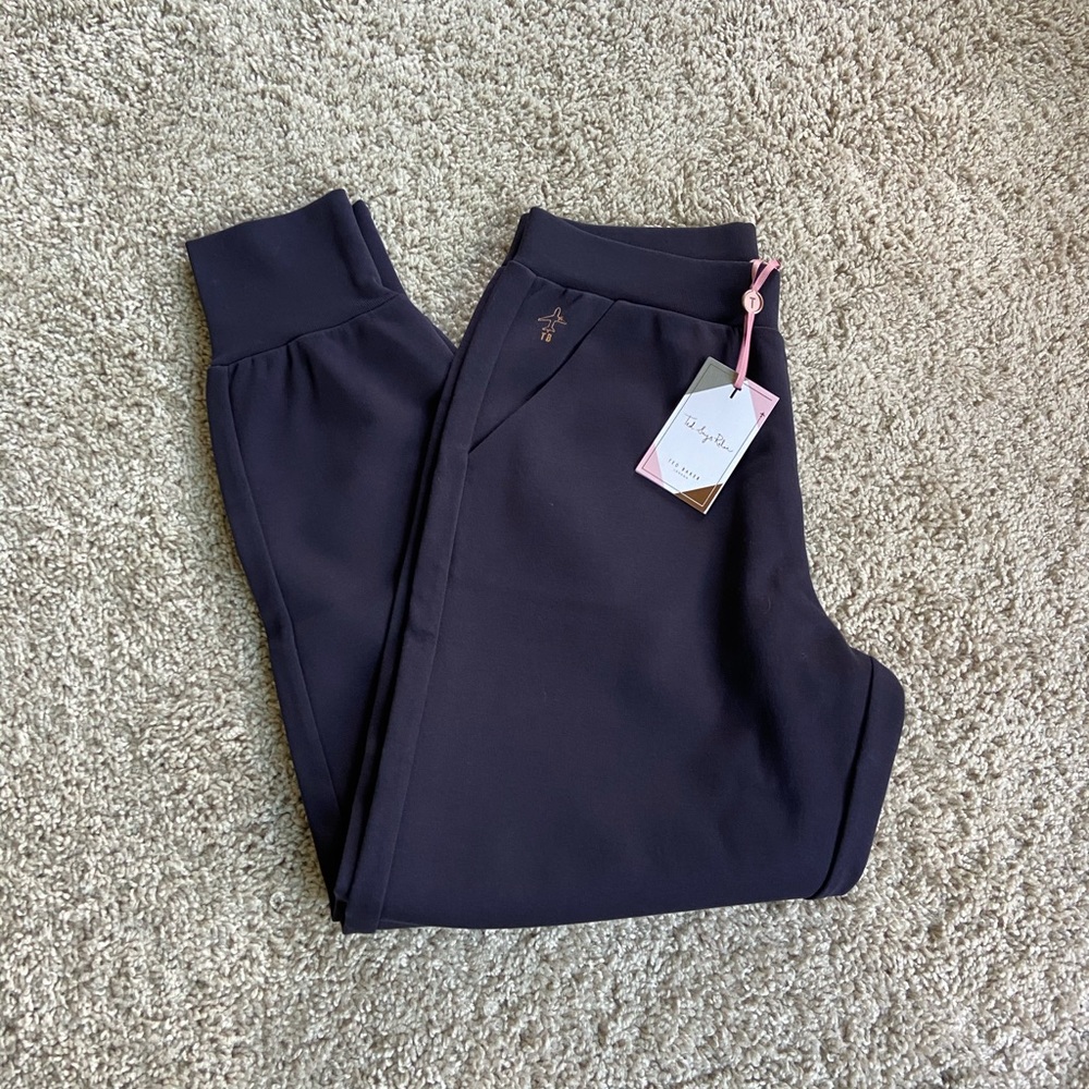 Ted Baker Blue Jersey Jogger Pants